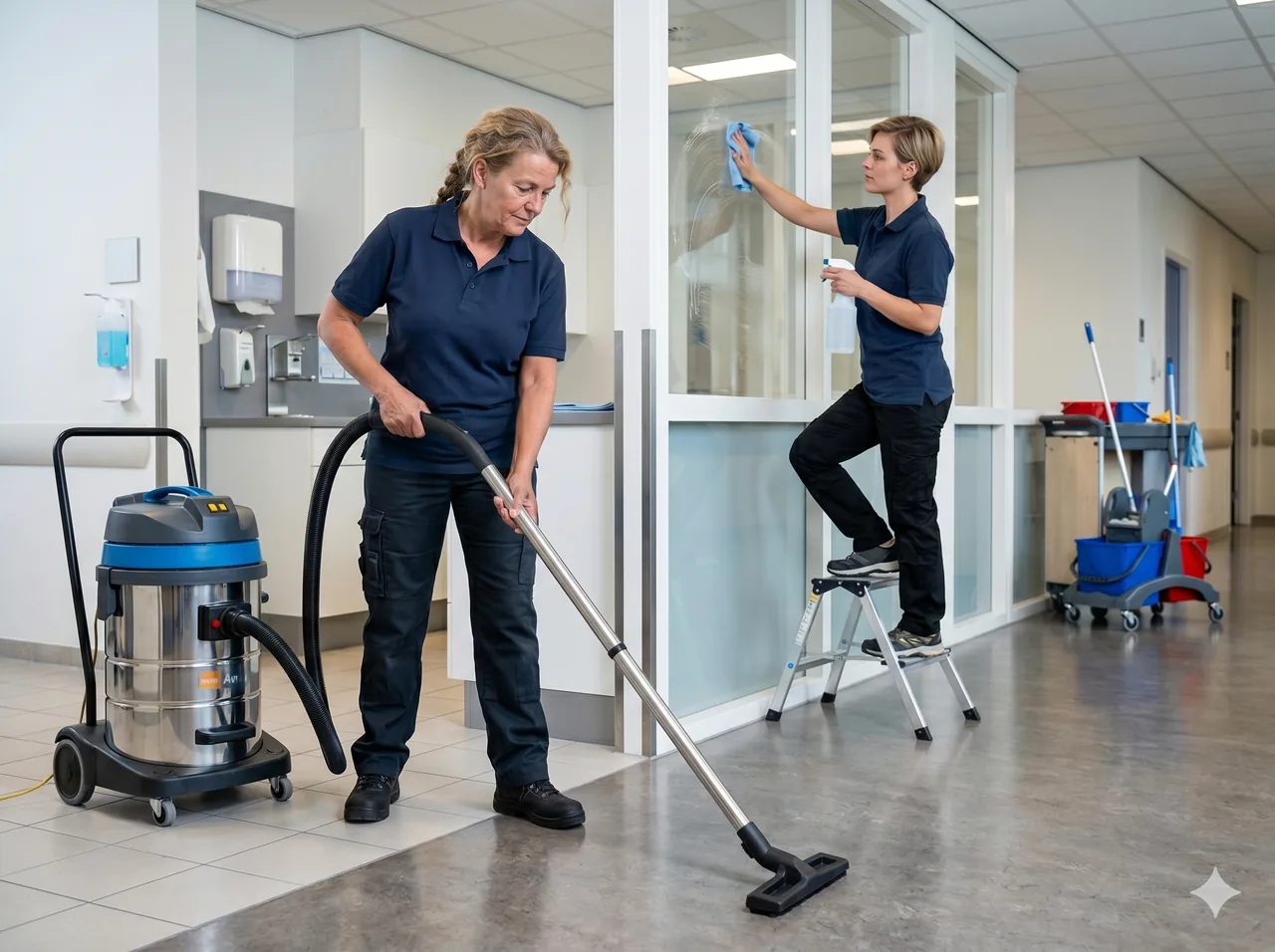 Schoonmaakteam van NEXXT Facility